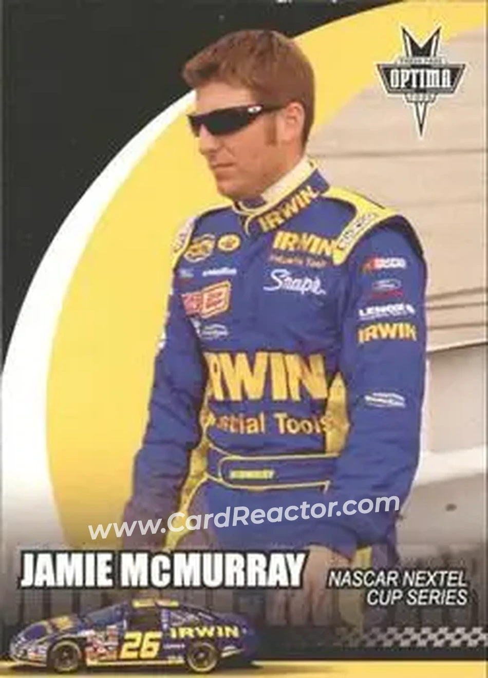 2006 Press Pass Optima #21 - Jamie McMurray - Roush Racing - Front