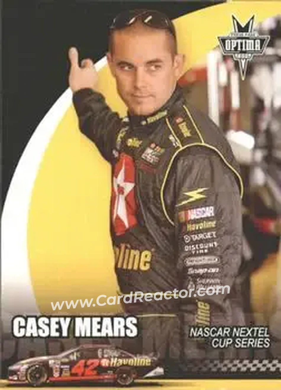 2006 Press Pass Optima #26 - Casey Mears - Chip Ganassi Racing with Felix Sabates - Front 2006 Press Pass Optima #26 - Casey Mears - Chip Ganassi Racing with Felix Sabates - Front