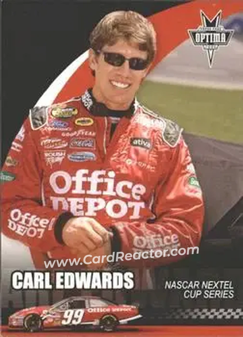2006 Press Pass Optima #33 - Carl Edwards - Roush Racing - Front