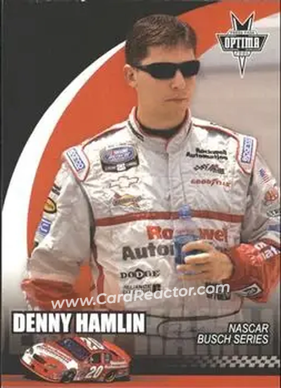 2006 Press Pass Optima #37 - Denny Hamlin - Joe Gibbs Racing - Front