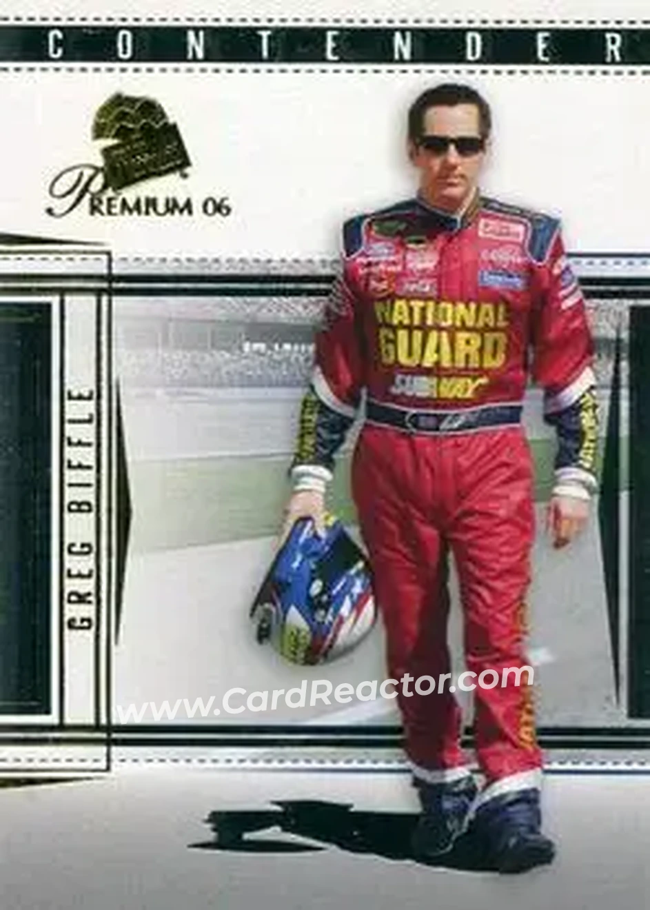 2006 Press Pass Premium #1 - Greg Biffle - Roush Racing - Front