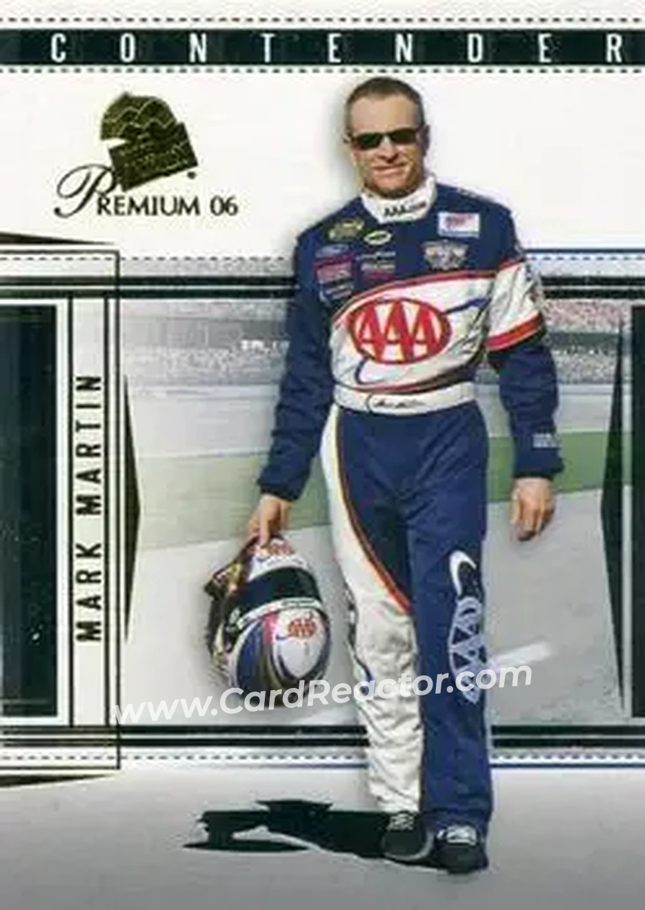 2006 Press Pass Premium #18 - Mark Martin - Roush Racing - Front