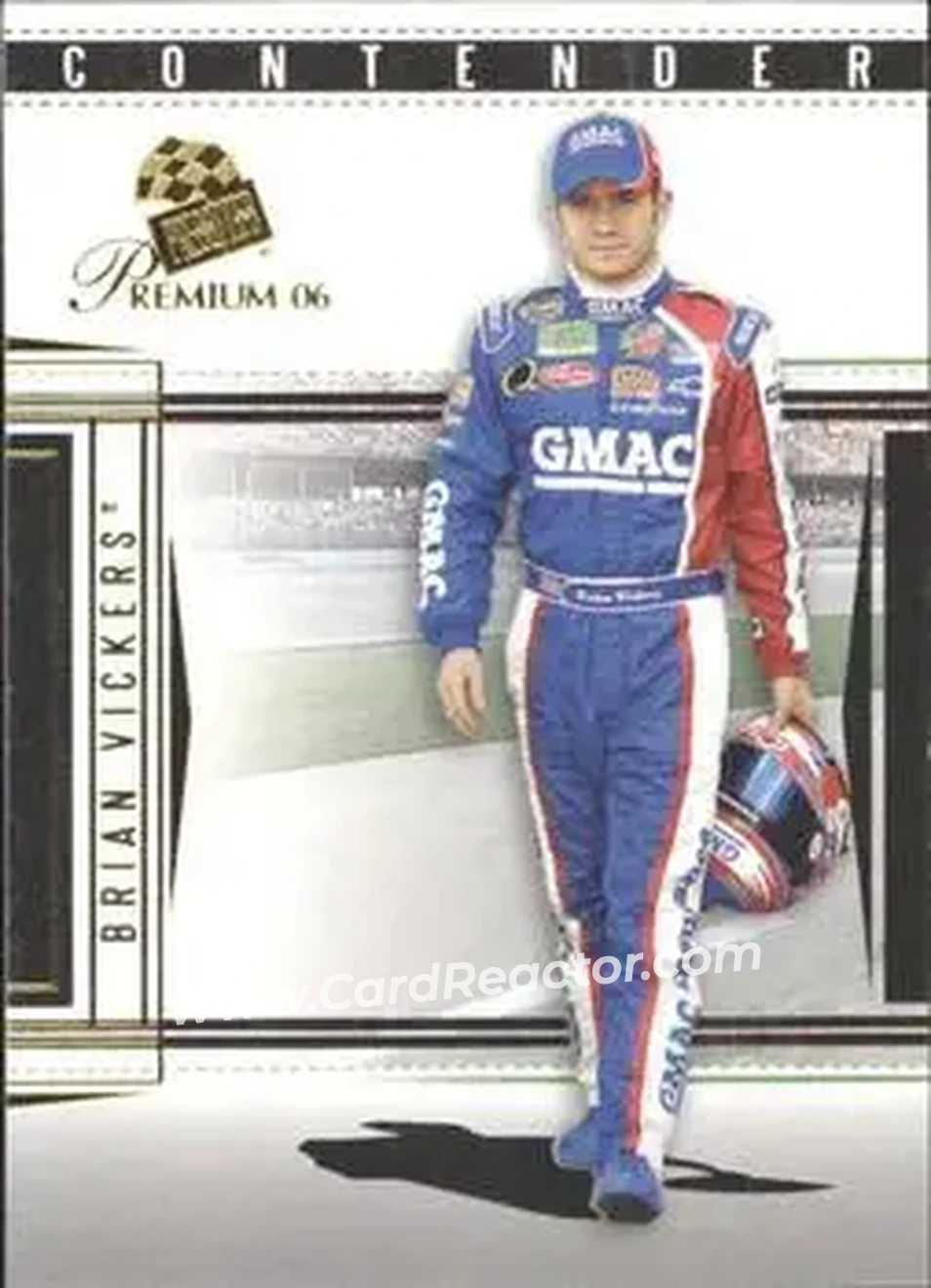 2006 Press Pass Premium #29 - Brian Vickers - Hendrick Motorsports - Front