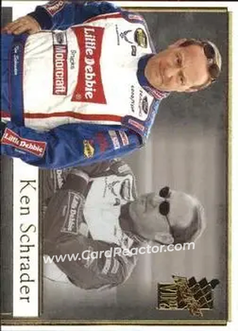 2006 Press Pass VIP #25 - Ken Schrader - Wood Brothers Racing - Front
