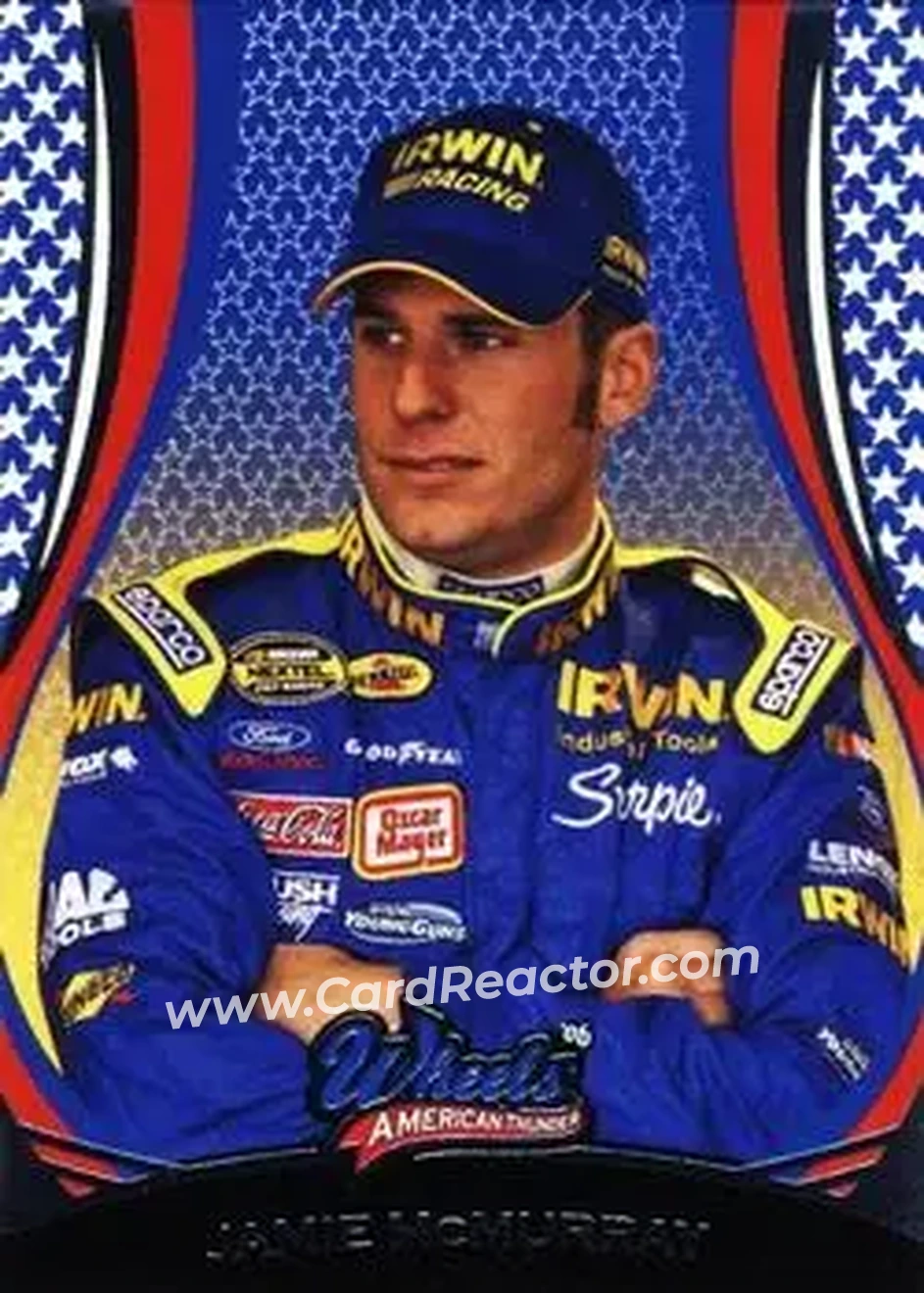 2006 Wheels American Thunder #21 - Jamie McMurray - Roush Racing - Front