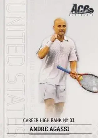 2006 Ace Authentic Grand Slam #2 - Andre Agassi