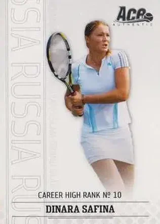 2006 Ace Authentic Grand Slam #6 - Dinara Safina