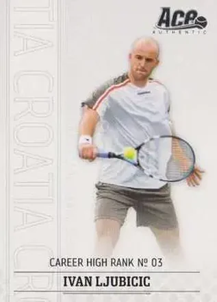2006 Ace Authentic Grand Slam #8 - Ivan Ljubicic