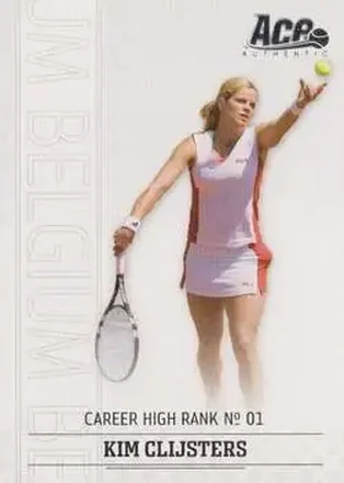 2006 Ace Authentic Grand Slam #10 - Kim Clijsters