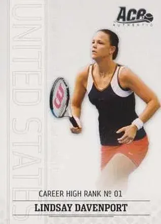 2006 Ace Authentic Grand Slam #11 - Lindsay Davenport