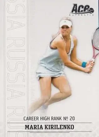 2006 Ace Authentic Grand Slam #13 - Maria Kirilenko