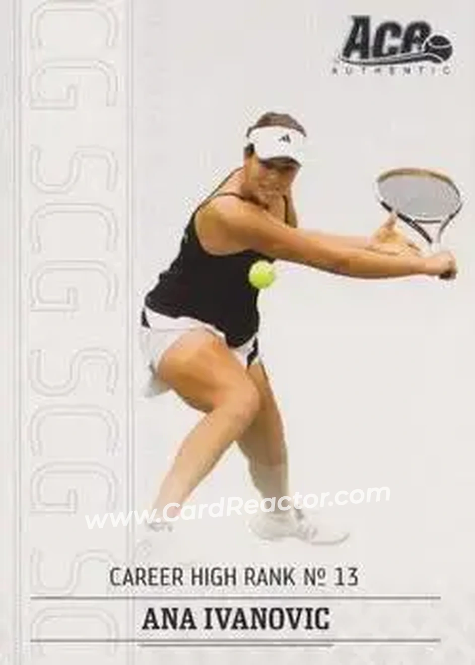 2006 Ace Authentic Grand Slam #19 - Ana Ivanovic - Front
