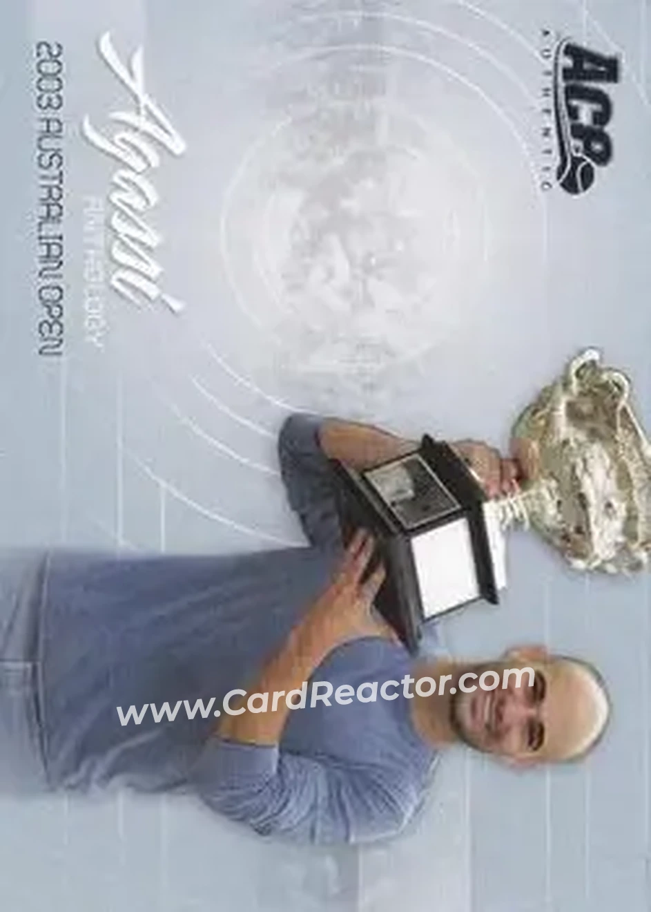 2006 Ace Authentic Grand Slam - Agassi Anthology #AG-8 - Andre Agassi - Front 2006 Ace Authentic Grand Slam - Agassi Anthology #AG-8 - Andre Agassi - Front
