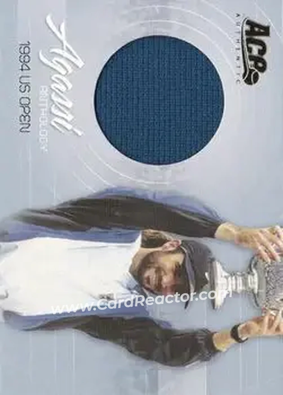 2006 Ace Authentic Grand Slam - Agassi Anthology Materials #AG-2 - Andre Agassi - Front