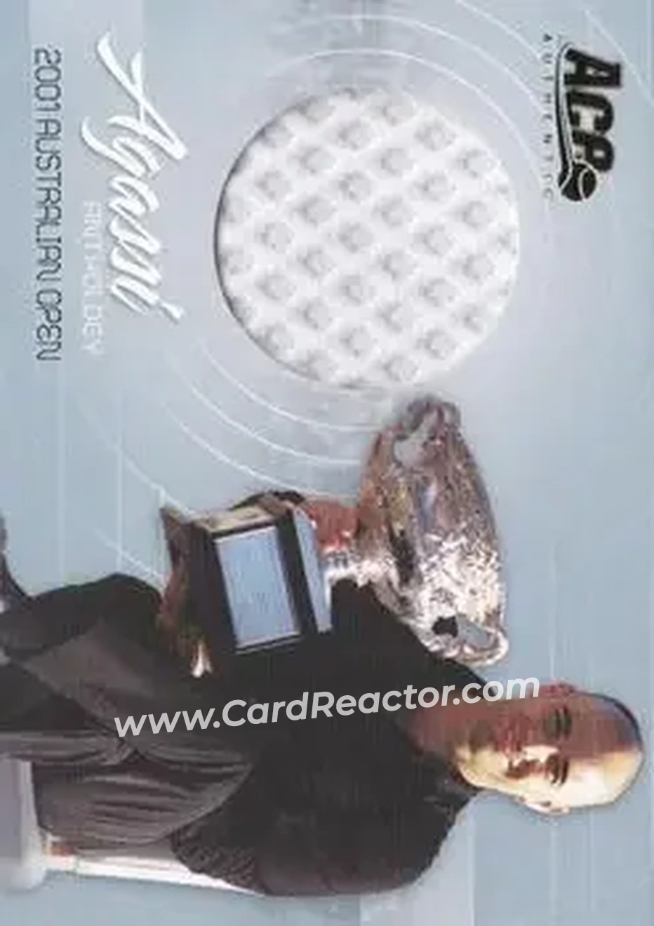 2006 Ace Authentic Grand Slam - Agassi Anthology Materials #AG-7 - Andre Agassi - Front