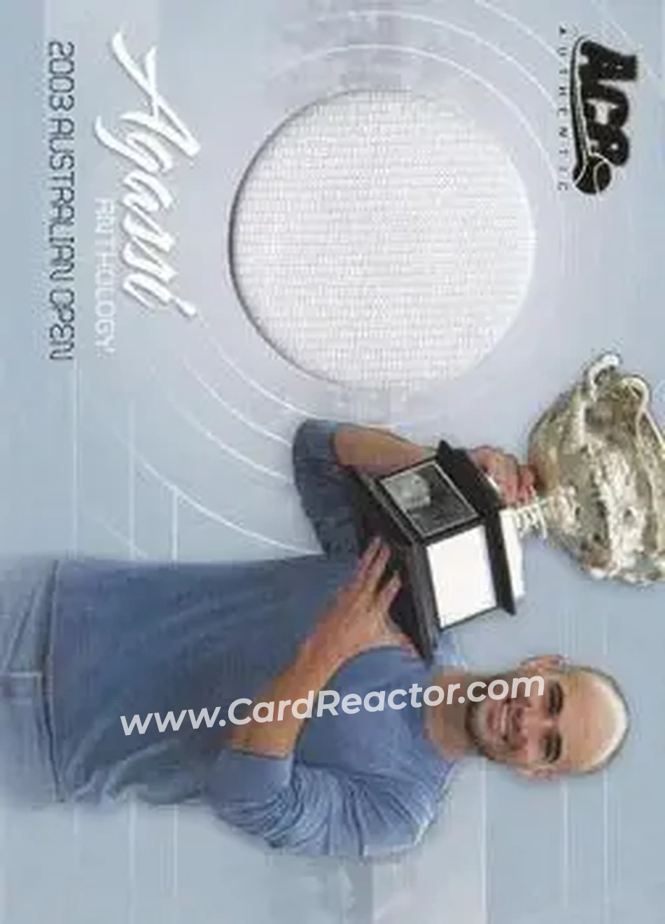 2006 Ace Authentic Grand Slam - Agassi Anthology Materials #AG-8 - Andre Agassi - Front