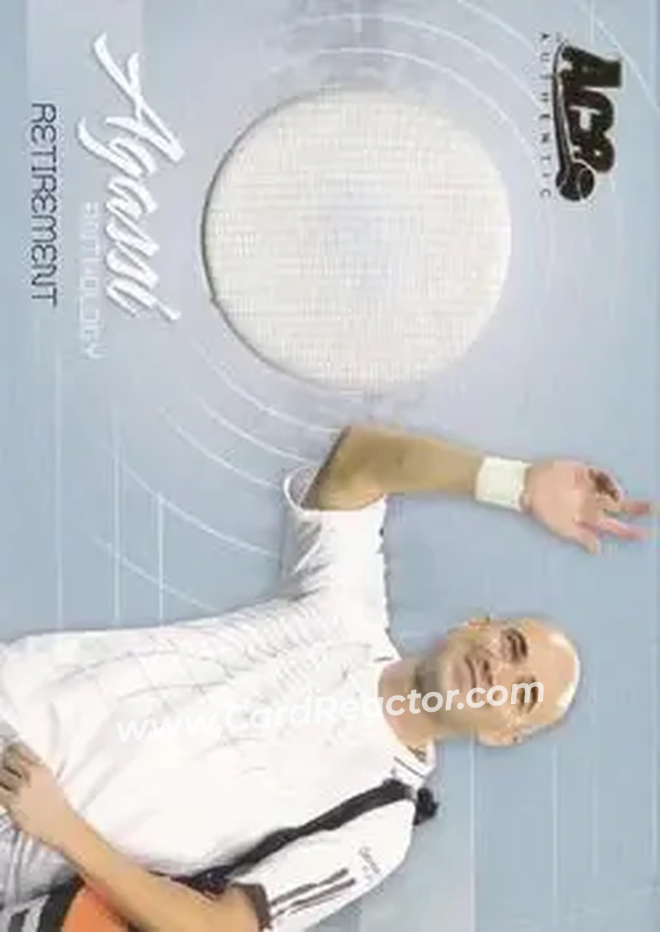 2006 Ace Authentic Grand Slam - Agassi Anthology Materials #AG-9 - Andre Agassi - Front 2006 Ace Authentic Grand Slam - Agassi Anthology Materials #AG-9 - Andre Agassi - Front