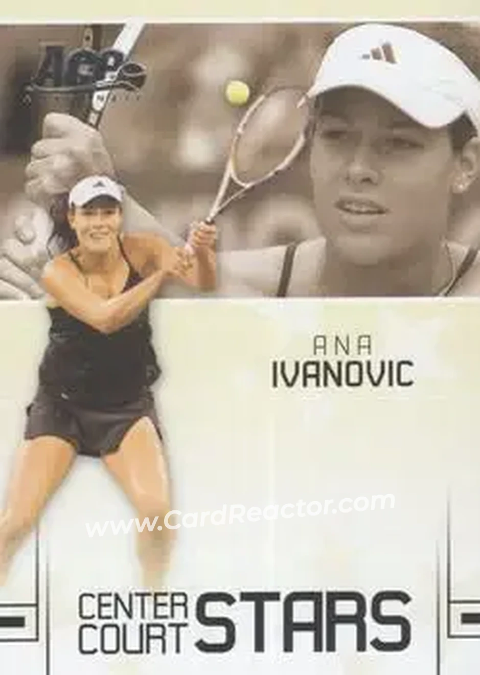 2006 Ace Authentic Grand Slam - Center Court Stars #CC-11 - Ana Ivanovic - Front 2006 Ace Authentic Grand Slam - Center Court Stars #CC-11 - Ana Ivanovic - Front