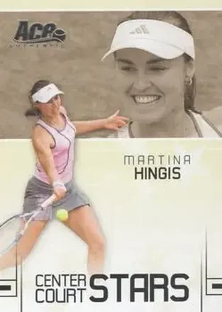 Martina Hingis · 2006 Ace Authentic Grand Slam #CC-15 · Center Court Stars