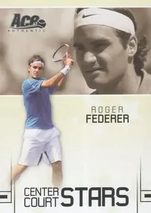 Roger Federer · 2006 Ace Authentic Grand Slam #CC-18 · Center Court Stars