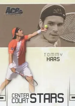 Tommy Haas · 2006 Ace Authentic Grand Slam #CC-20 · Center Court Stars
