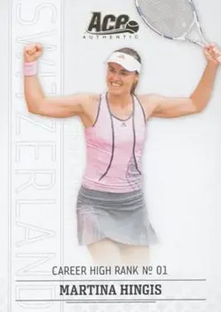Martina Hingis · 2006 Ace Authentic Grand Slam #15 · Gold