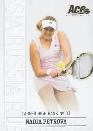 Nadia Petrova · 2006 Ace Authentic Grand Slam #16 · Gold