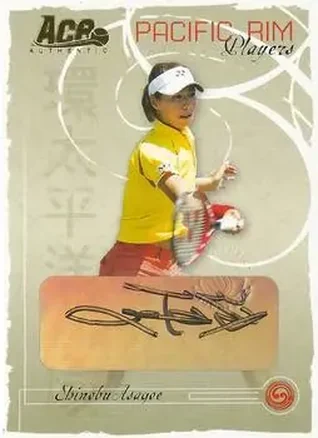 Shinobu Asagoe · 2006 Ace Authentic Grand Slam #PR-3 · Pacific Rim Players Autographs