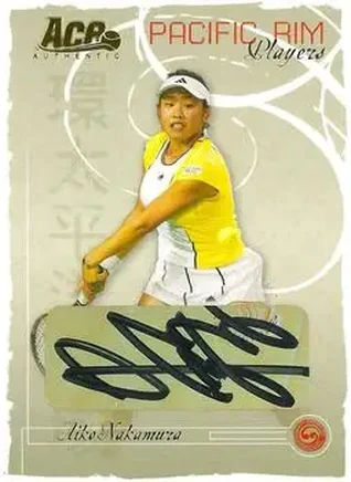 Aiko Nakamura · 2006 Ace Authentic Grand Slam #PR-5 · Pacific Rim Players Autographs