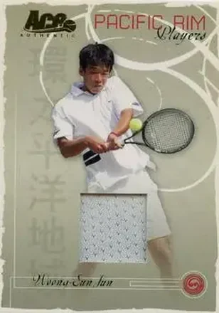 Woong-Sun Jun · 2006 Ace Authentic Grand Slam #PR-7 · Pacific Rim Players Materials