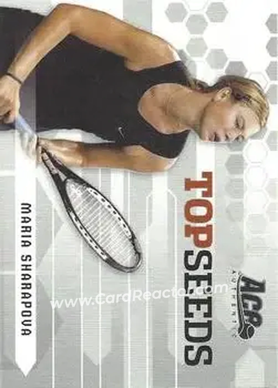 2006 Ace Authentic Grand Slam - Top Seeds #TS-1 - Maria Sharapova - Front 2006 Ace Authentic Grand Slam - Top Seeds #TS-1 - Maria Sharapova - Front