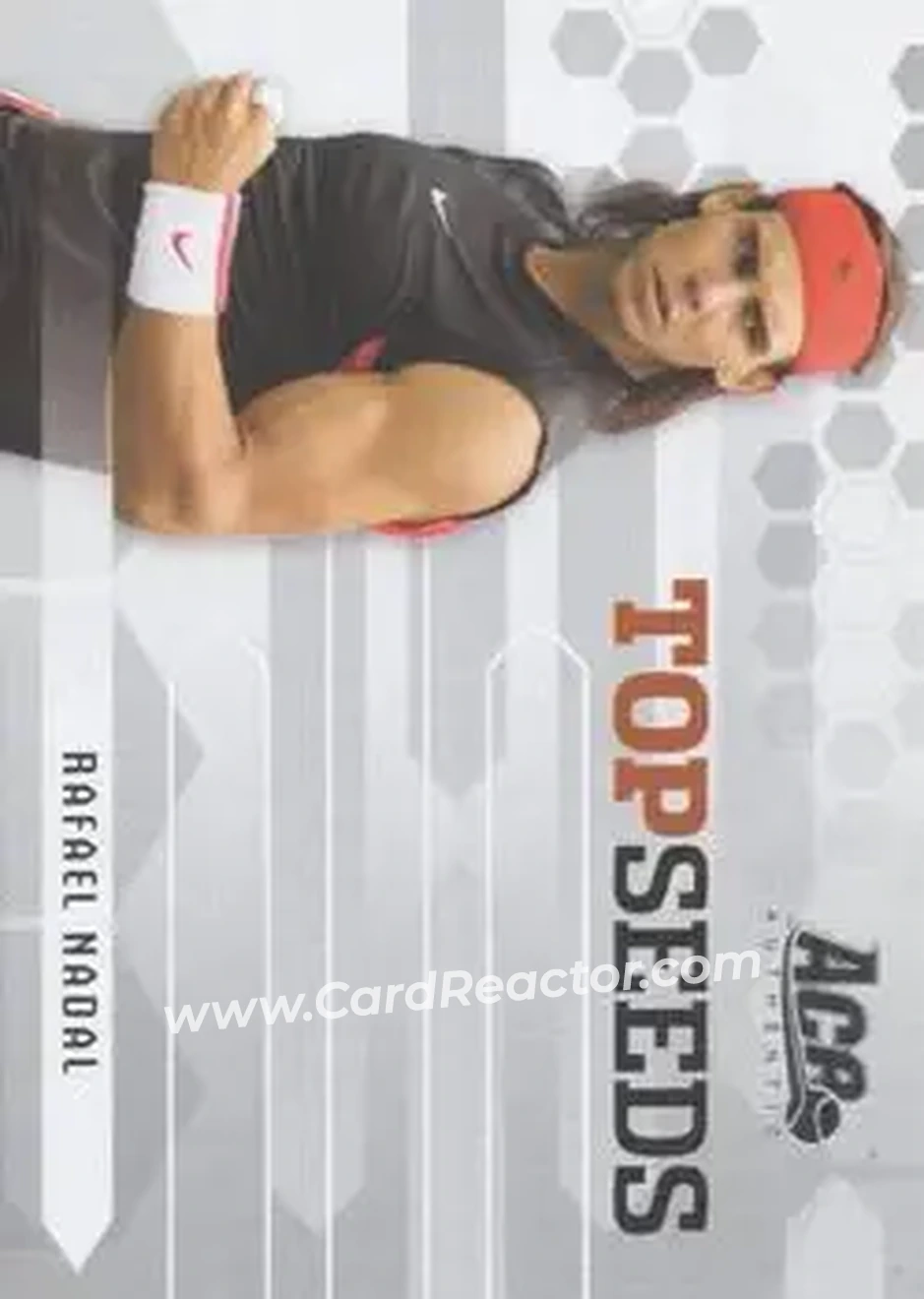 2006 Ace Authentic Grand Slam - Top Seeds #TS-6 - Rafael Nadal - Front 2006 Ace Authentic Grand Slam - Top Seeds #TS-6 - Rafael Nadal - Front