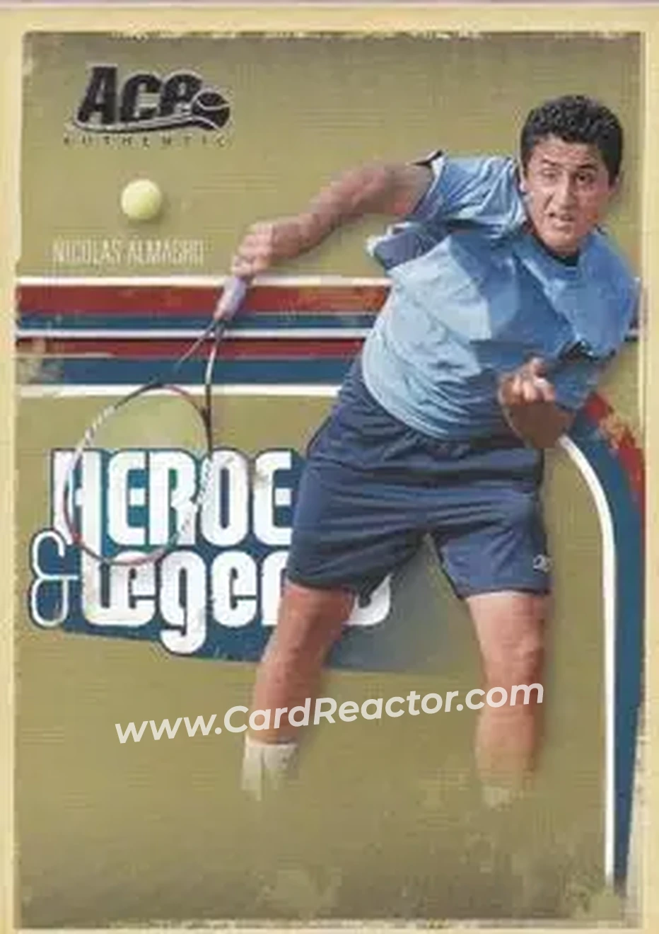 2006 Ace Authentic Heroes & Legends #2 - Nicolas Almagro - Front
