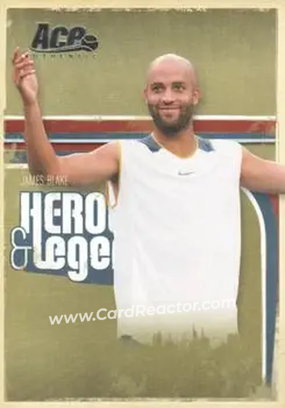 2006 Ace Authentic Heroes & Legends #6 - James Blake - Front