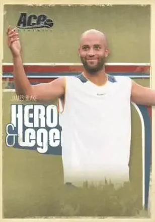 2006 Ace Authentic Heroes & Legends #6 - James Blake