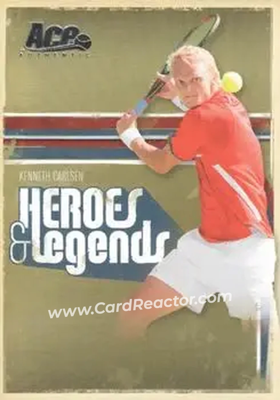 2006 Ace Authentic Heroes & Legends #10 - Kenneth Carlsen - Front