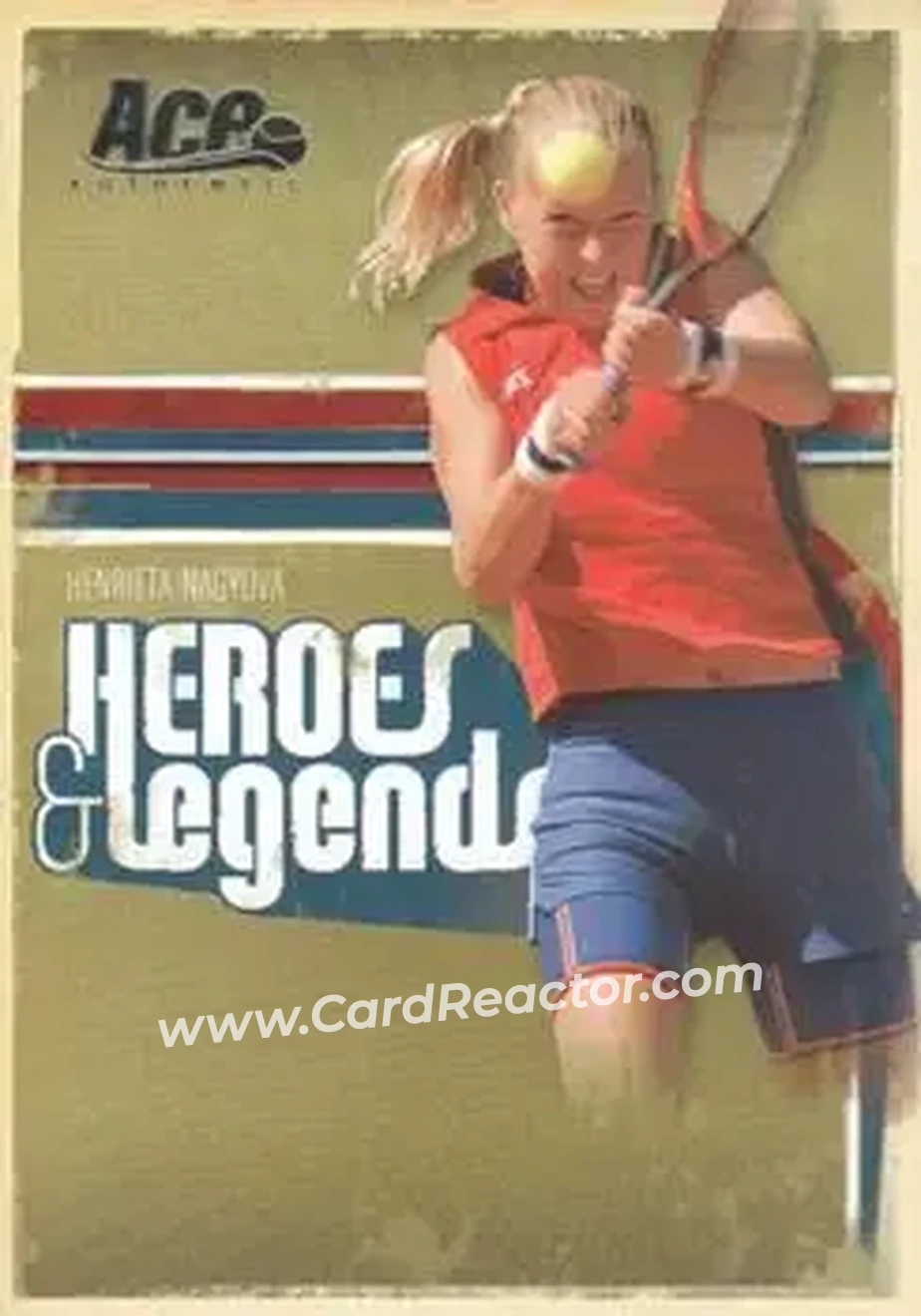 2006 Ace Authentic Heroes & Legends #12 - Henrieta Nagyova - Front