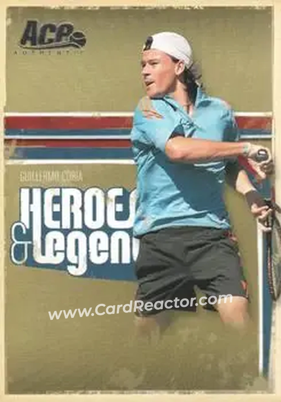 2006 Ace Authentic Heroes & Legends #14 - Guillermo Coria - Front