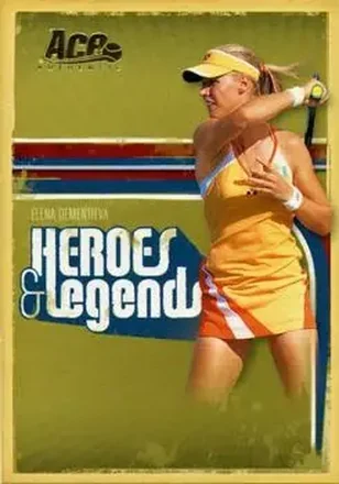 2006 Ace Authentic Heroes & Legends #17 - Elena Dementieva