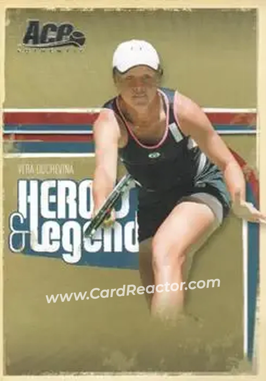 2006 Ace Authentic Heroes & Legends #18 - Vera Dushevina - Front