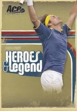 2006 Ace Authentic Heroes & Legends #21 - Roger Federer
