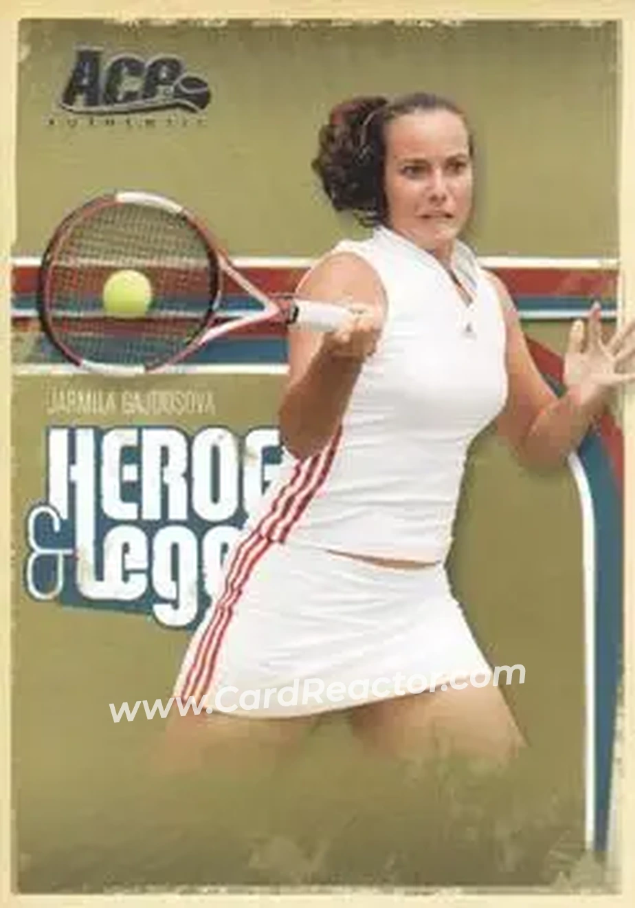 2006 Ace Authentic Heroes & Legends #25 - Jarmila Gajdosova - Front