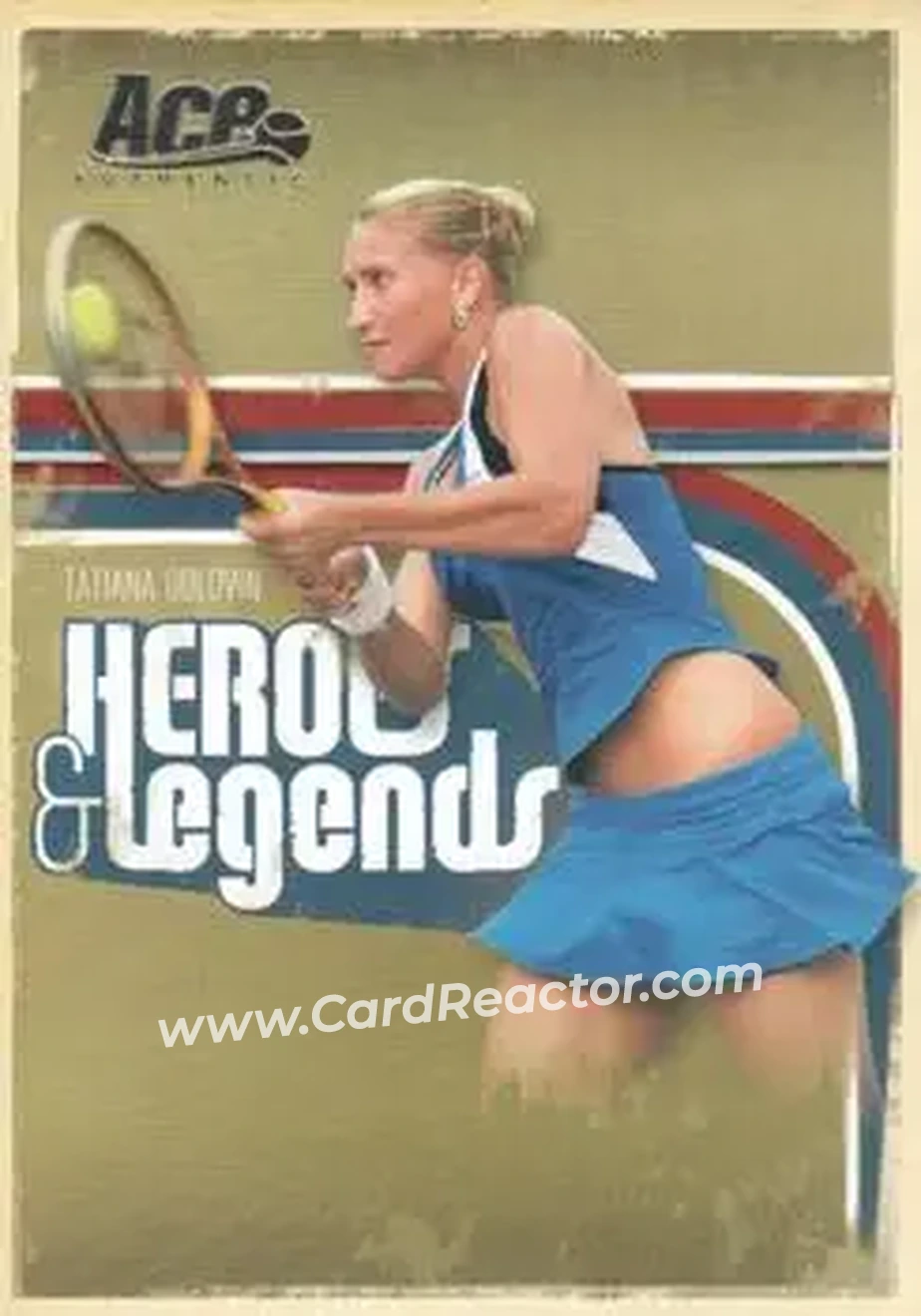 2006 Ace Authentic Heroes & Legends #29 - Tatiana Golovin - Front