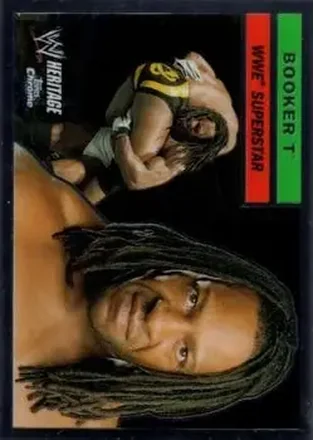 Booker T · 2006 Topps Heritage Chrome WWE #33