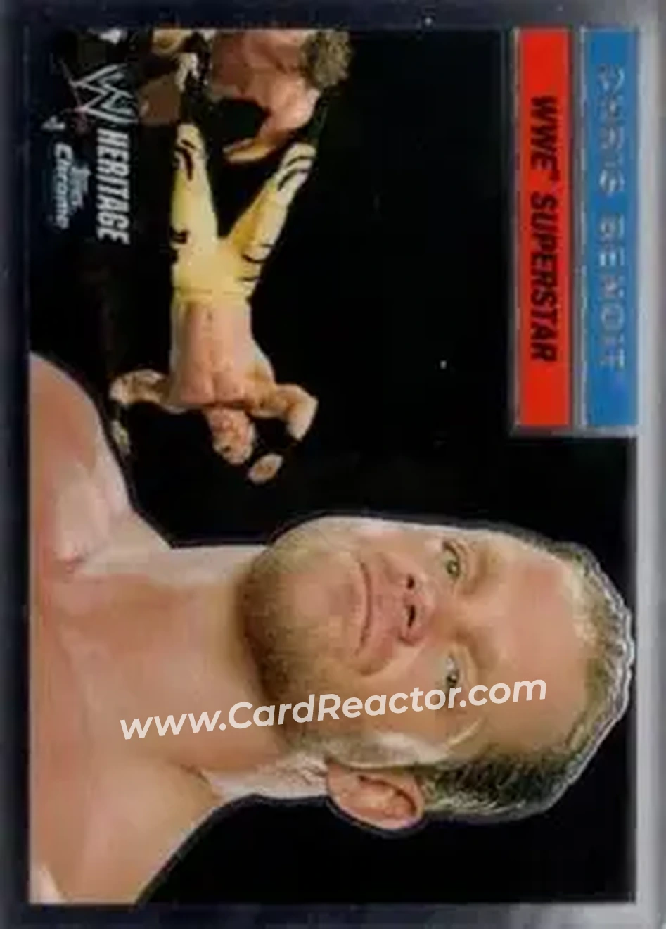 2006 Topps Heritage Chrome WWE #34 - Chris Benoit - Front