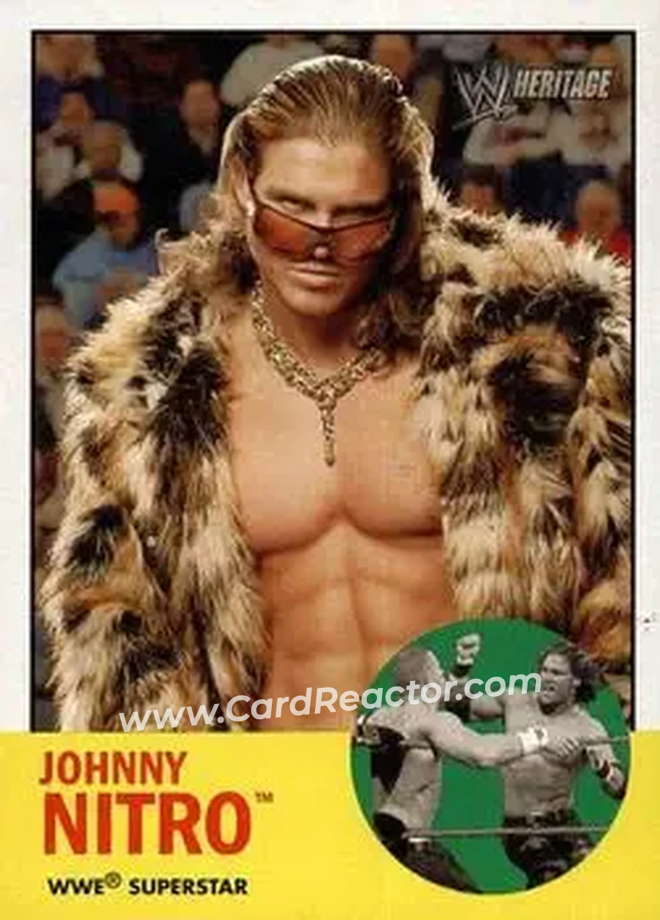 2006 Topps Heritage II WWE #6 - John Morrison - Front