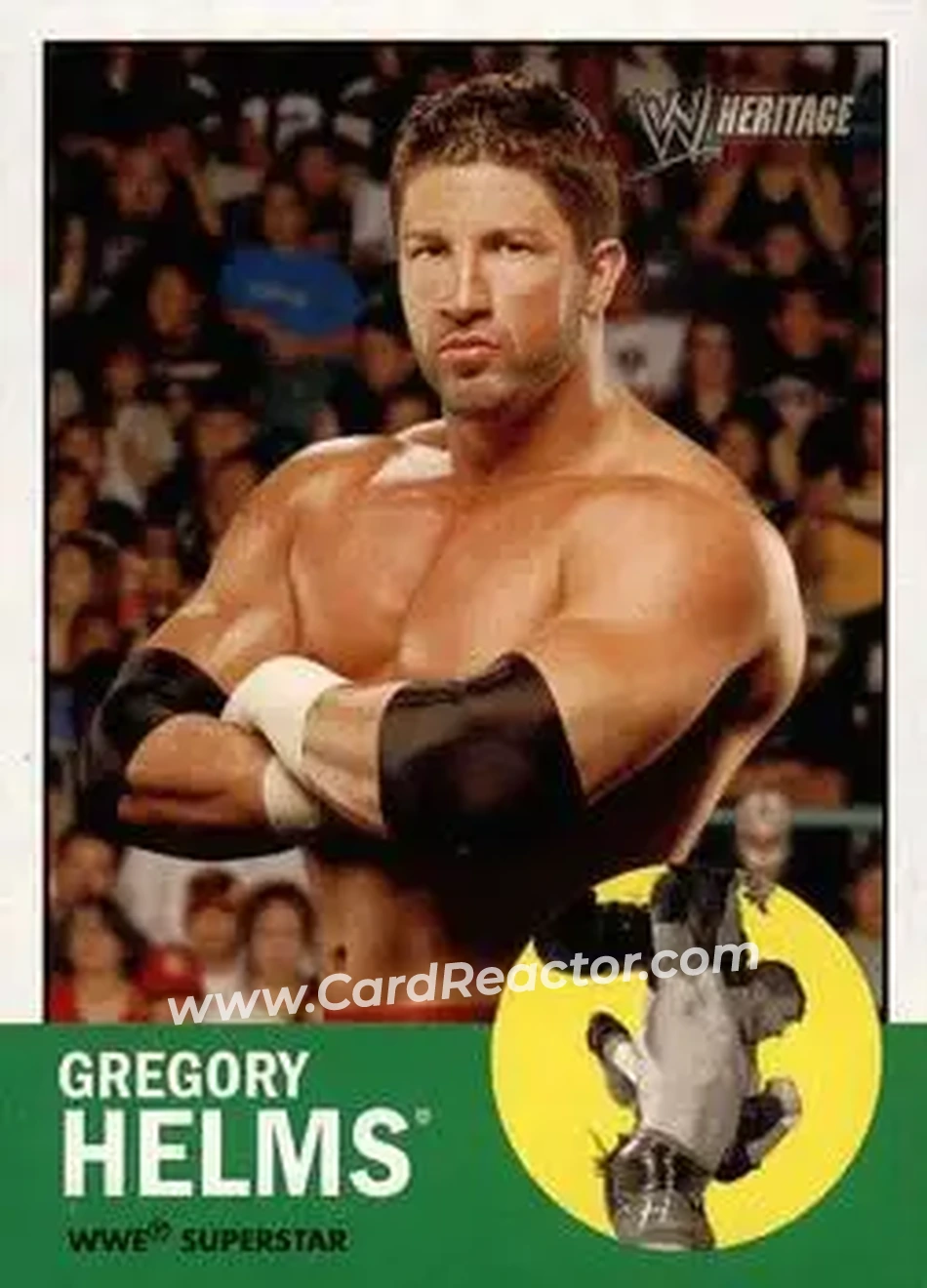 2006 Topps Heritage II WWE #8 - The Hurricane - Front