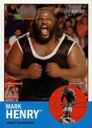 Mark Henry · 2006 Topps Heritage II WWE #15