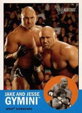 Jake and Jesse Gymini · 2006 Topps Heritage II WWE #20