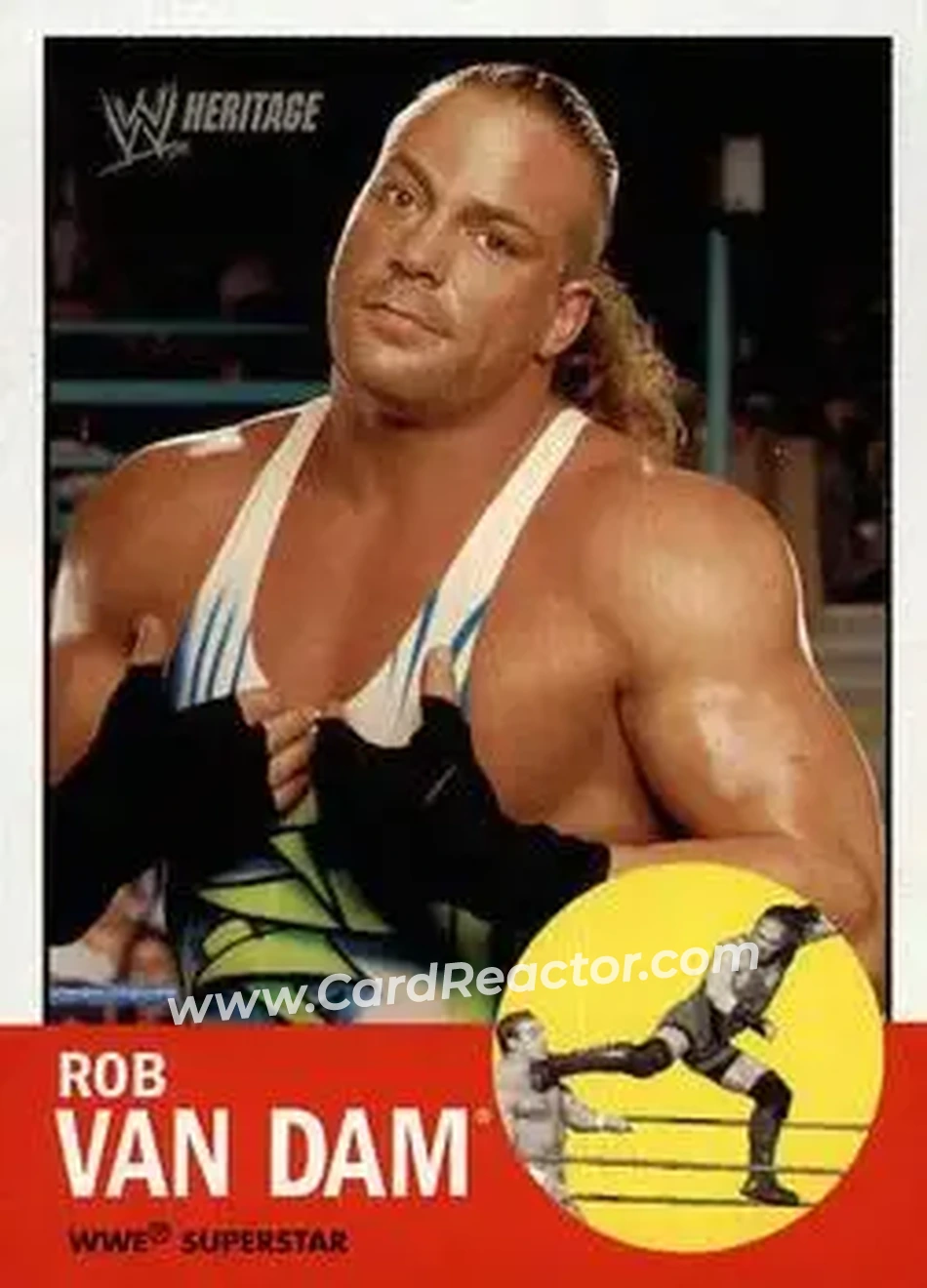 2006 Topps Heritage II WWE #26 - Rob Van Dam - Front